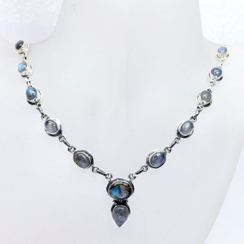 Labradorite Cab B - SDN964-Sterling 925 Silver Manufacturer Semiprecious Gemstone Ha