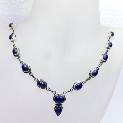 Lapis C - SDN964-Sterling 925 Silver Manufacturer Semiprecious Gemstone Ha