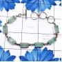 Aqua Chalcedony C - SPB911-Direct Factory 925 Silver with Genuine Cut n Cab Gemstone