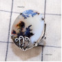 Scenic Agate F - SDR787-Green Swiss Opal, Print Stone, Scenic Agate, Pink Opal, V