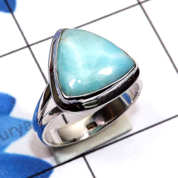 Blue Aragonite D - SBA995-Blue Aragonite 925 Sterling Silver Manufacturer Stunning 