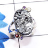 Silicon Druzy O - SCO993-Sterling 925 Silver Manufacturer Silicon Druzy Handmade W