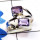 Amethyst Cut B - SDR783-Semiprecious Cut Two Gemstone 925 Sterling Silver Handmad
