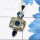 K2 Jasper, Blue Topaz, Iolite, B - SSP942-Black Coral, Chiastolite, K2 Jasper, Golden Seraphinite,