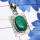 Tibet Turquoise B - SSP931-Direct Factory 925 Sterling Silver with Genuine Cut n Cab