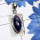 Iolite Cab F - SSP931-Direct Factory 925 Sterling Silver with Genuine Cut n Cab
