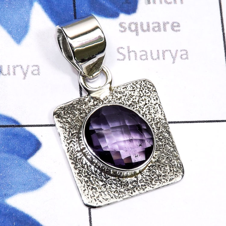 Amethyst E - SSP930-Canadian Green Jade, Star Ruby, Rainbow, Seraphinite, Lar