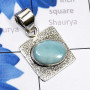 Larimar H - SSP930-Canadian Green Jade, Star Ruby, Rainbow, Seraphinite, Lar