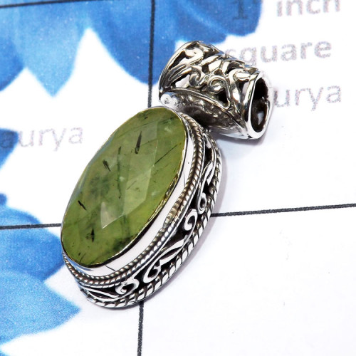 Prynite Cut H - SSP929-Sterling 925 Silver Manufacturer Semiprecious Cut n Cab G