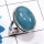 Aquamarine A - PSR871-Genuine Cab Gemstone 925 Silver Handmade Plain Ring