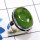 Serpentine O - PSR871-Genuine Cab Gemstone 925 Silver Handmade Plain Ring