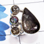 Black Rutile, Mystic F - CLR947-Dendritic Agate, Silicon Druzy, Apatite, Amethyst, Ethiop