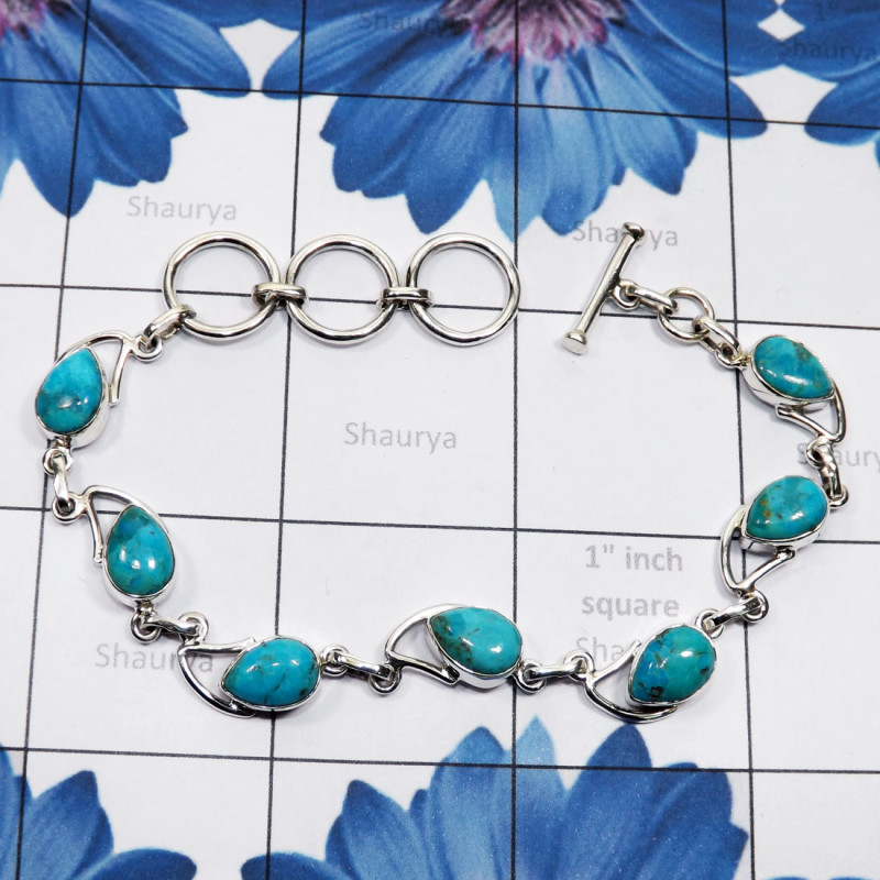 Blue Turquoise D - SDB988-Citrine, Blue Chalcedony, Seraphinite, Green Amethyst, 92
