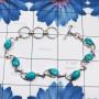 Blue Turquoise D - SDB988-Citrine, Blue Chalcedony, Seraphinite, Green Amethyst, 92