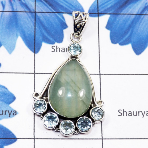 Aquamarine, Blue Topaz I - SSP926-Cacoxenite, Black Coral Druzy, Golden Seraphinite, Chryso Aquamarine, Blue Topaz I - SSP926-Cacoxenite, Black Coral Druzy, Golden Seraphinite, Chryso