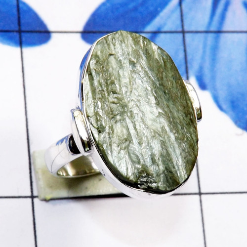 Seraphinite Druzy D - SPH999-Seraphinite Druzy Made in 925 Silver Stunning Ring