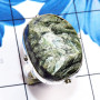 Seraphinite Druzy E - SPH997-Wholesale Seraphinite Druzy 925 Sterling Silver Ring
