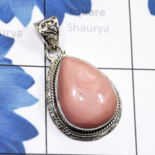 Pink Aragonite G - SSP922-Green Pietersite, Green Swiss Opal, Print Stone, Chrysopr