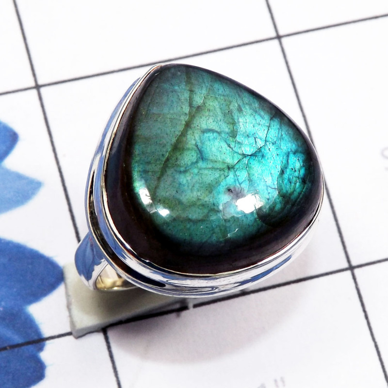Labradorite Cab E - PSR868-Fire Labradorite Cab 925 Sterling Silver Handmade Wholesa Labradorite Cab E - PSR868-Fire Labradorite Cab 925 Sterling Silver Handmade Wholesa
