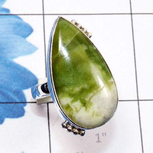 Green Pietersite B - PSR866-Green Pietersite Made in 925 Silver Stunning Ring Green Pietersite B - PSR866-Green Pietersite Made in 925 Silver Stunning Ring