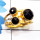 Black Onyx Cut D - STR944-Genuine Multi Gemstone 925 Silver Gold Rhodium Plated Two