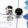 Black Onyx K - SSE958-6mm Round Genuine Cab Gemstone 925 Sterling Silver Wholes