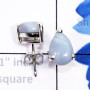 Blue Lace Agate E - SSE957-7x10mm Pear Drop Cab Multi Gemstone 925 Silver Lightweigh