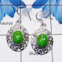 Green Turquoise A - CES957-925 Sterling Silver Semiprecious Gemstone Wholesale Desig