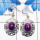 Purple Turquoise D - CES957-925 Sterling Silver Semiprecious Gemstone Wholesale Desig
