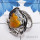 Eclipse C - RSS985-925 Sterling Silver Handmade Ring with Cats Eye, Eclipse,
