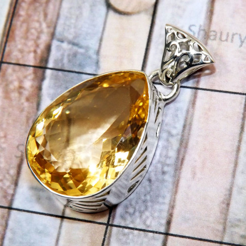 Citrine F - SD691-925 Sterling Silver Handmade Wholesale Faceted Citrine Gem Citrine F - SD691-925 Sterling Silver Handmade Wholesale Faceted Citrine Gem