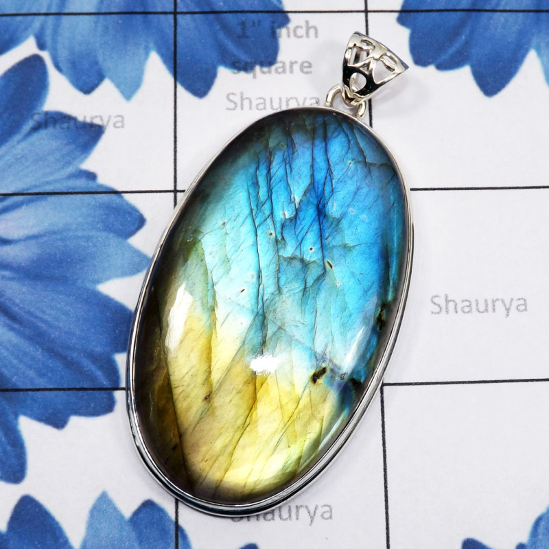 Labradorite Cab A - ISP821-Huge Fire Labradorite Cabochon Gemstone Solid 925 Sterlin Labradorite Cab A - ISP821-Huge Fire Labradorite Cabochon Gemstone Solid 925 Sterlin