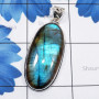 Labradorite cab O - ISP821-Huge Fire Labradorite Cabochon Gemstone Solid 925 Sterlin