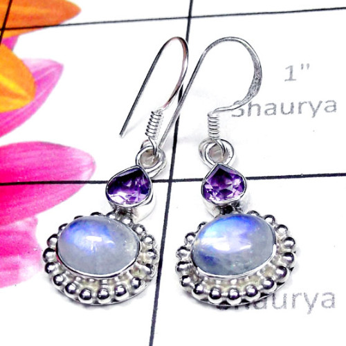 Rainbow G - SDE993-Gorgeous Earring with Multi Gemstone