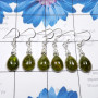 3 Pair Vasonite Earring A - SBP941-Natural Vasonite Gemsotne Wholesale Bezel Earring Pendant