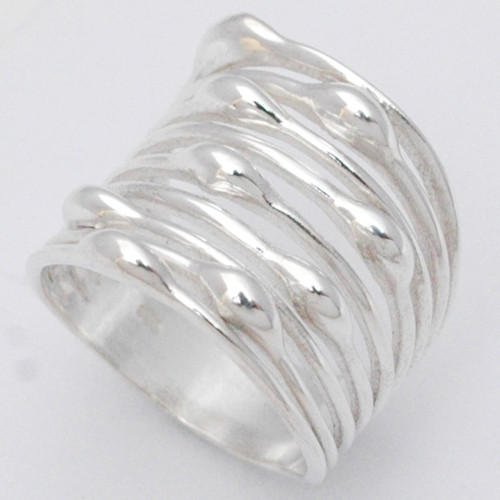 Plain Silver Ring E - SCR888-925 Sterling Silver Wholesale  Casting Ring In India