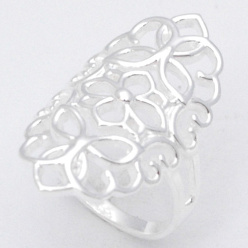 Plain Silver Ring B - SCR887-Plain Casting Ring 925 Sterling Silver Jewelry