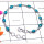 Blue Turquoise A - SBB998-Multi Gemstone Sterling Silver Bejal Bracelet