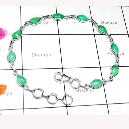 Prynite E - SBB998-Multi Gemstone Sterling Silver Bejal Bracelet Prynite E - SBB998-Multi Gemstone Sterling Silver Bejal Bracelet