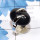 Black Onyx Cab C - SPR962-Wholesale 925 Silver Handmade Genuine Gemstone Ring