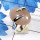 Rose Quartz Cab G - SPR962-Wholesale 925 Silver Handmade Genuine Gemstone Ring