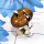 Tiger Eye J - SPR962-Wholesale 925 Silver Handmade Genuine Gemstone Ring