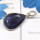 Iolite B - BPS977-Iolite Factory Made Bajal Pendant 925 Sterling Silver Jew