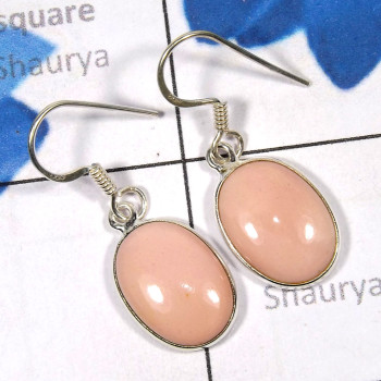 Pink Opal Earring C - SBP923-Factory made Earring Pendant Bracelet Set Pink Opal 925 S Pink Opal Earring C - SBP923-Factory made Earring Pendant Bracelet Set Pink Opal 925 S
