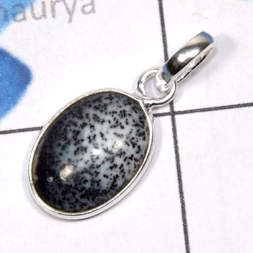 Dendritic Agate Pendant B - SBP916-Wholesale Bejal Earring Pendant Bracelet Dendritic Agate Dendritic Agate Pendant B - SBP916-Wholesale Bejal Earring Pendant Bracelet Dendritic Agate