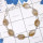 Golden Rutile Bracelet A - SBP911-Wholesale Bejal Pendant Bracelet Earring Set Golden Rutil