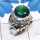 Malachite A - SDR750-Designer Ring Factory Made 925 Sterling Silver Jewellery