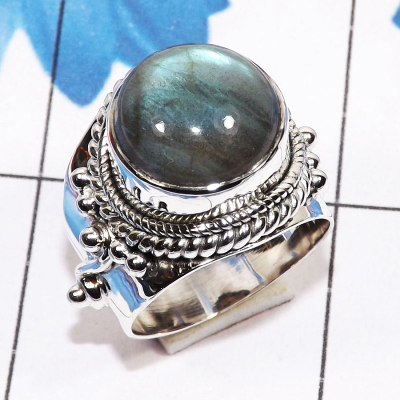 Labradorite H - SDR750-Designer Ring Factory Made 925 Sterling Silver Jewellery Labradorite H - SDR750-Designer Ring Factory Made 925 Sterling Silver Jewellery
