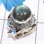 Labradorite H - SDR750-Designer Ring Factory Made 925 Sterling Silver Jewellery