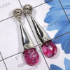 Snake Skin Jasper C - SSE951-Factory Made Stud Earring 925 Sterling Silver In India Je